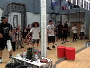 LK's School of Dance at a workshop with Divesity